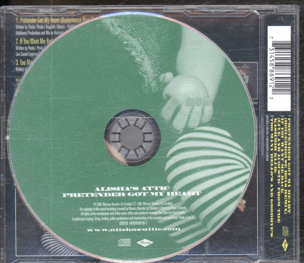 Alisha's Attic - Pretender Got My Heart - Cd