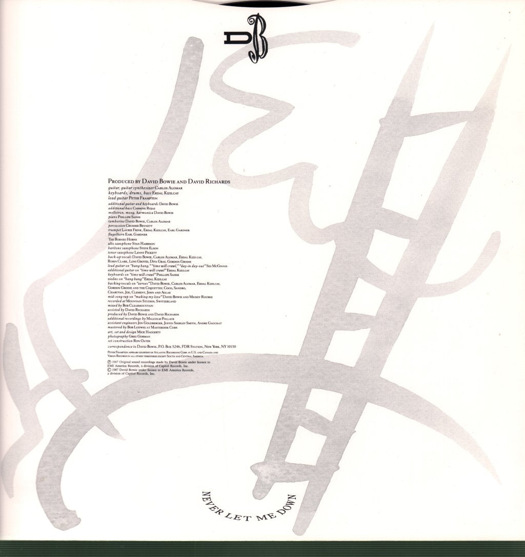 David Bowie - Never Let Me Down - Lp