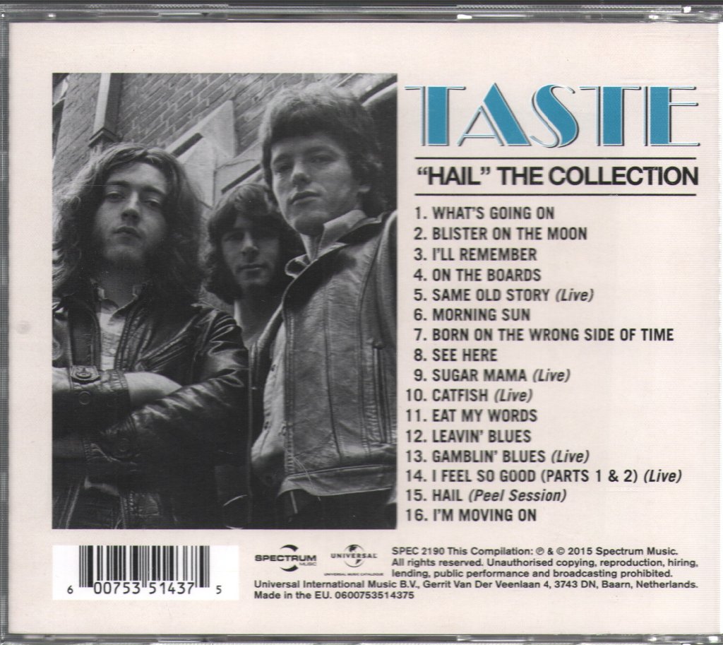 Taste - "Hail" The Collection - Cd