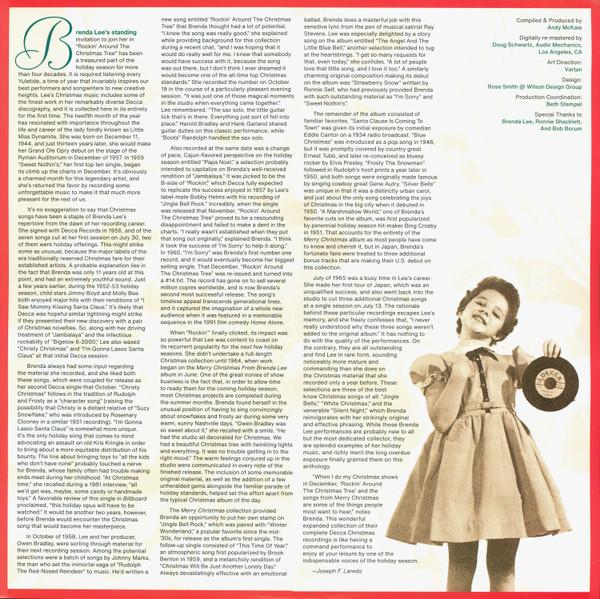 Brenda Lee - Rockin' Around The Christmas Tree - Lp