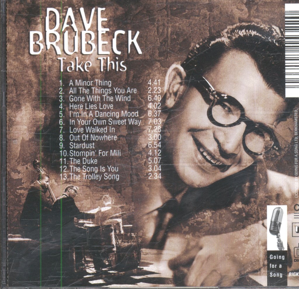 Dave Brubeck - Take This - Cd
