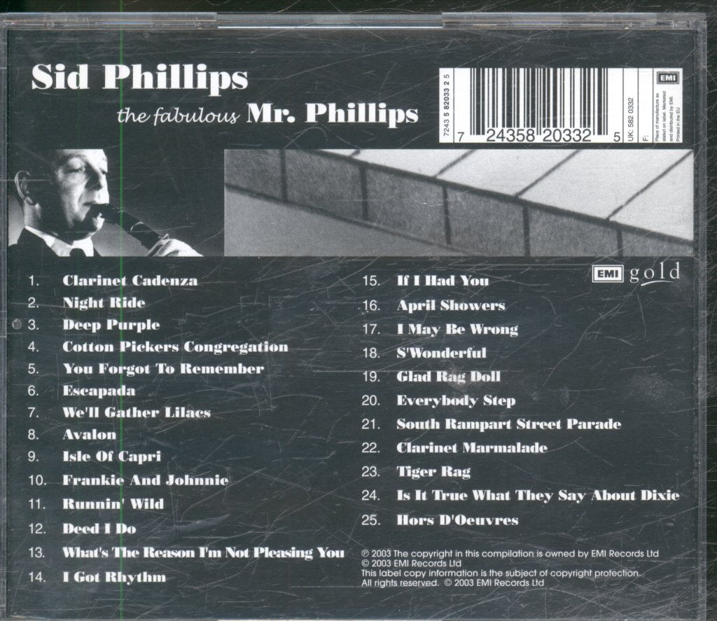 Sid Phillips - Fabulous Mr. Philips - Cd