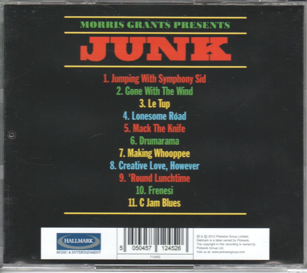Morris Grants - Morris Grants Presents JUNK - Cd