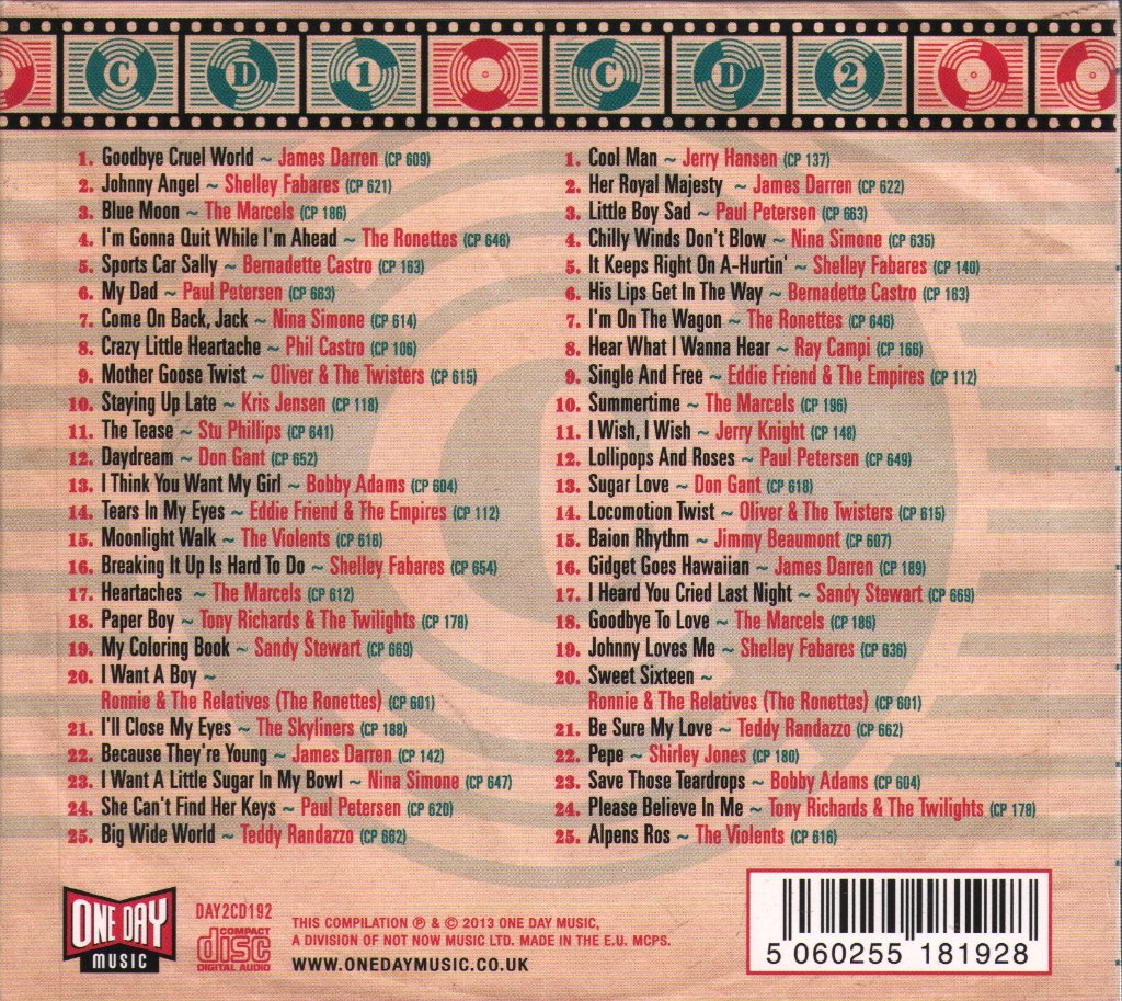 Various Artists - Goodbye Cruel World - The Colpix Story - Double Cd