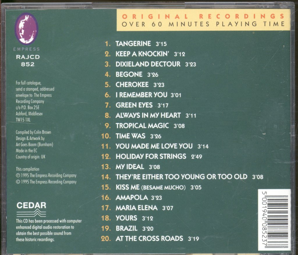 Jimmy Dorsey - I Remember You - Cd