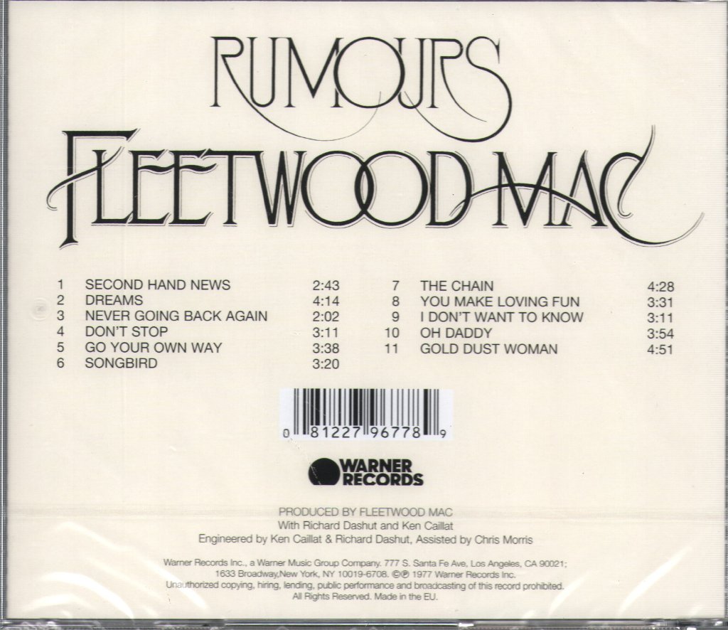 Fleetwood Mac - Rumours - Cd