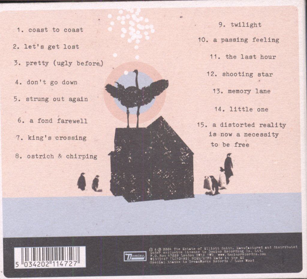 Elliott Smith - From A Basement On The Hill - Cd