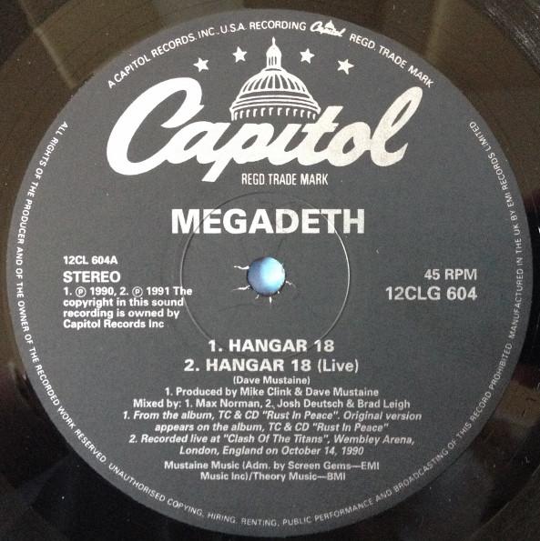 Megadeth - Hangar 18 - 12 Inch