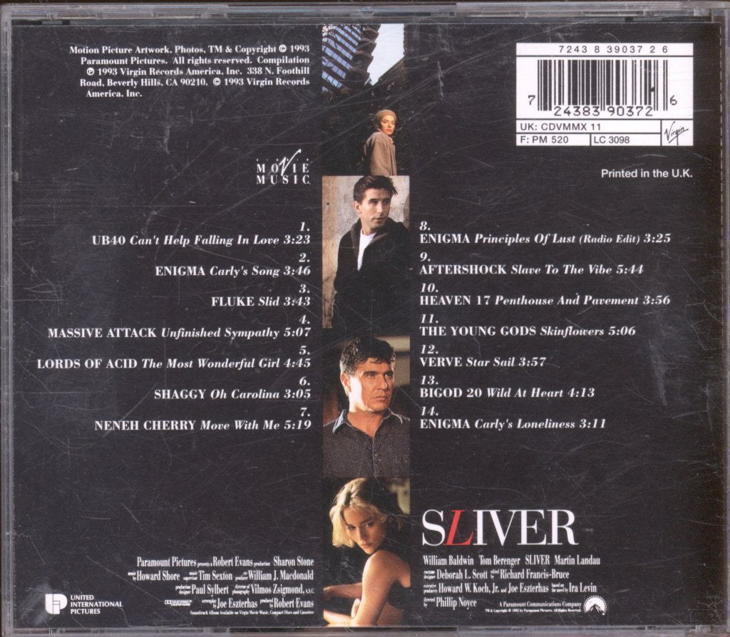 Various Artists - Sliver (Music From The Motion Picture) - Cd