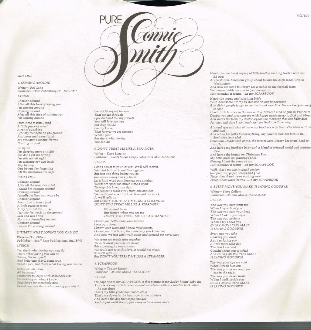 Connie Smith - Pure - Lp