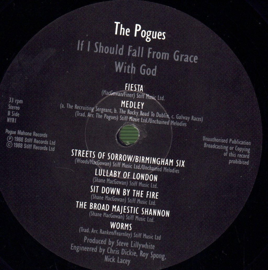 Pogues - If I Should Fall From Grace With God - Lp