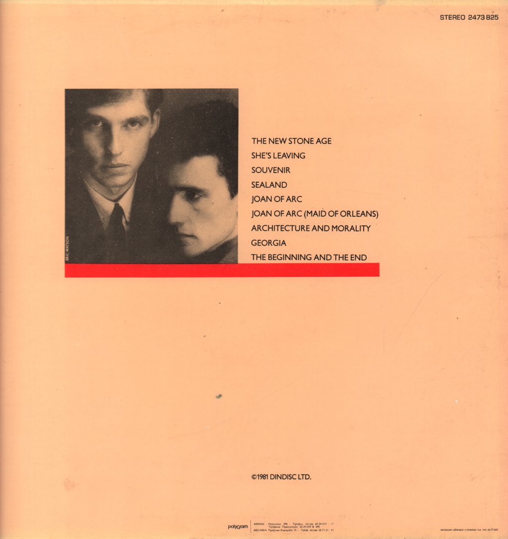 Orchestral Manoeuvres In The Dark - Architecture & Morality - Lp