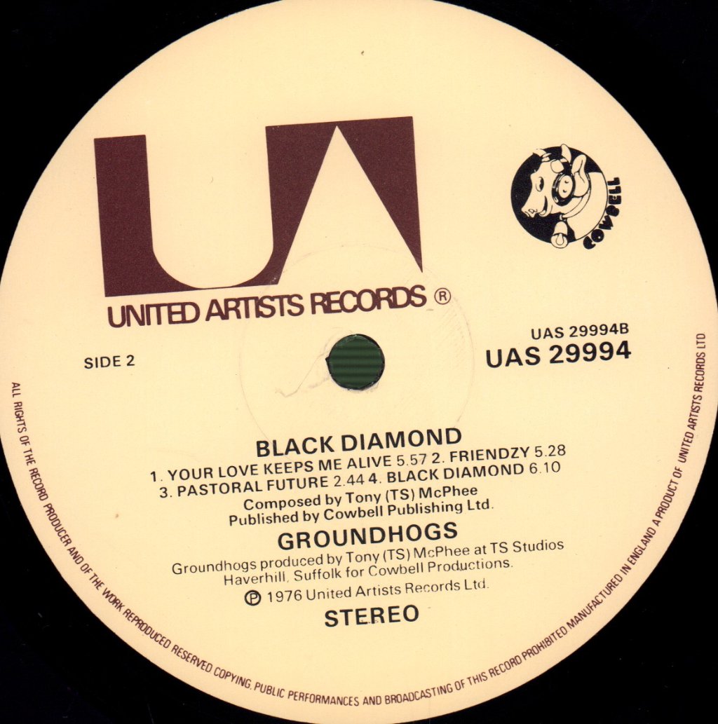 Groundhogs - Black Diamond - Lp