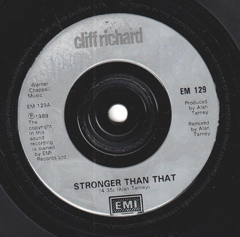 Cliff Richard - Stronger Than That - 7 Inch