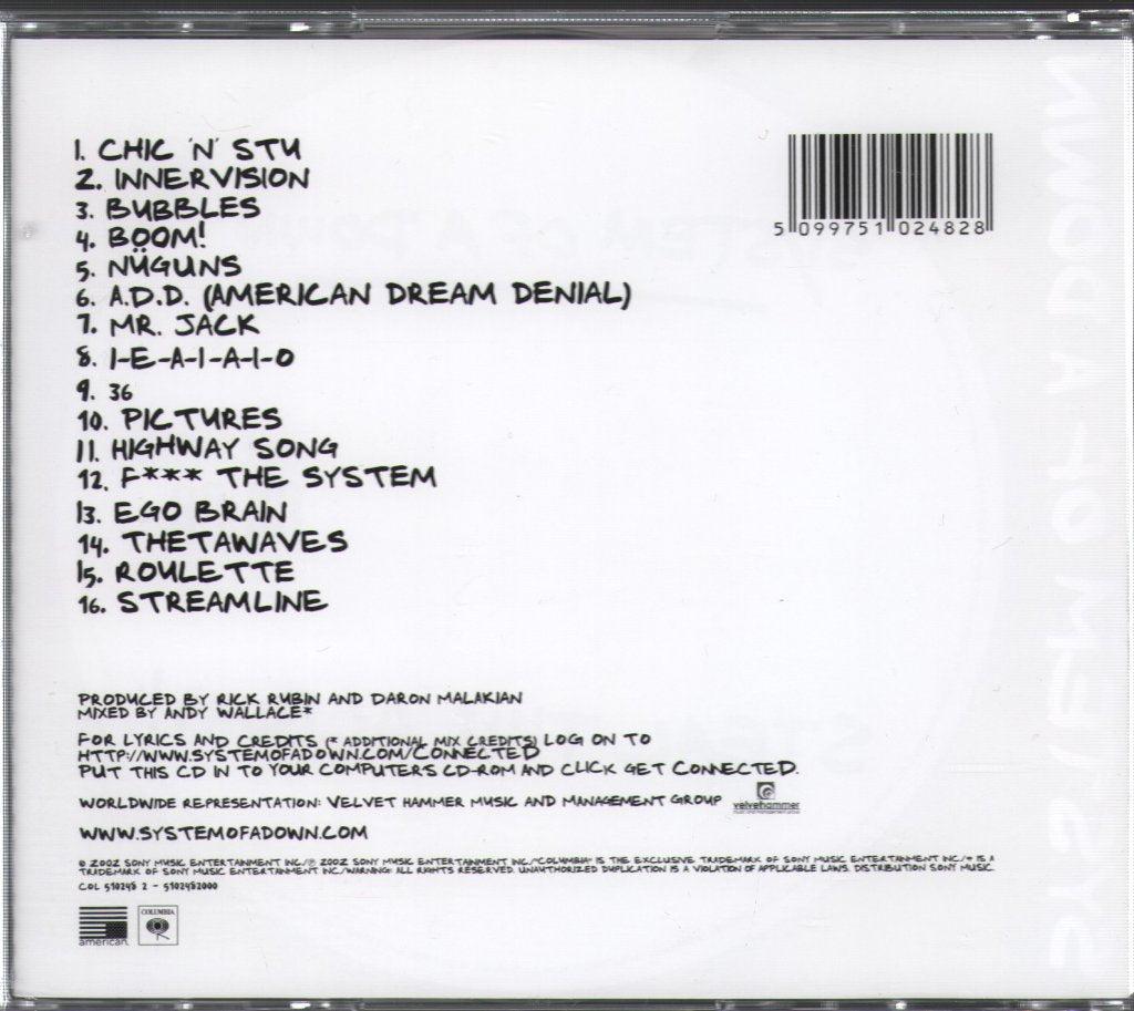 System Of A Down - Steal This Album! - Cd