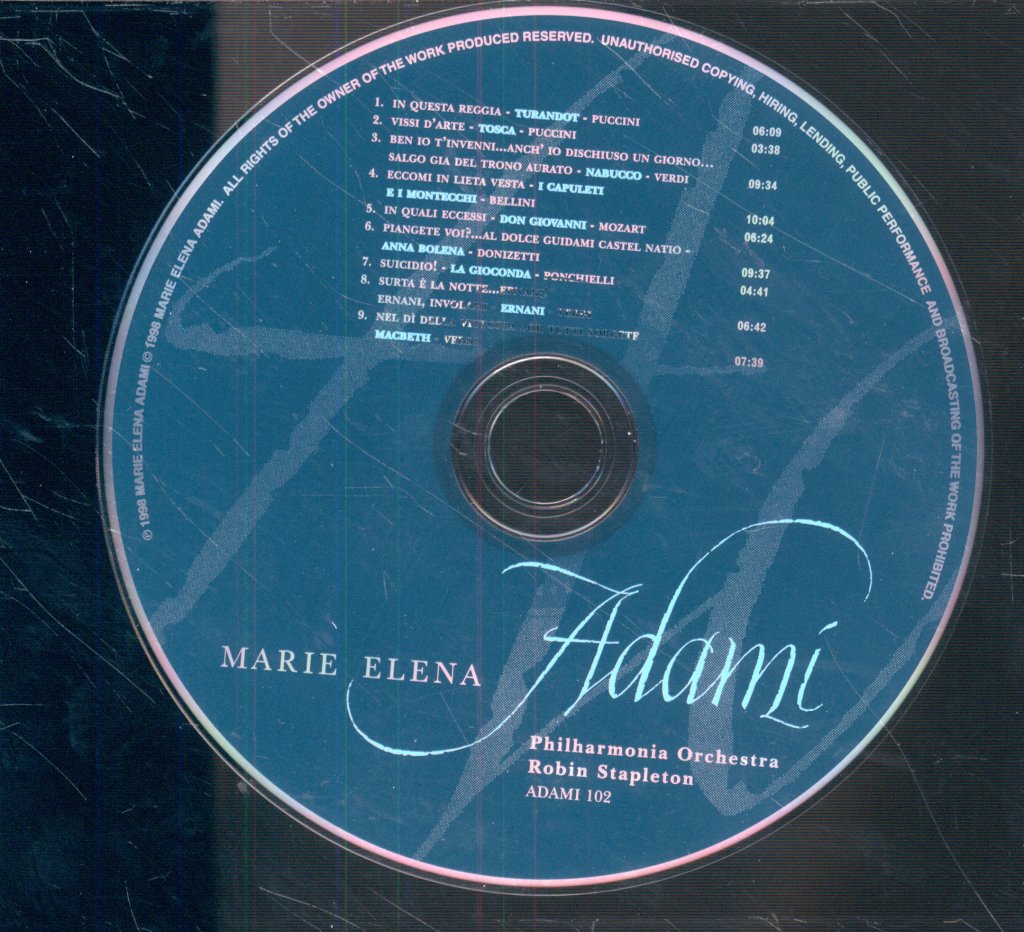 Maria Elena, Robin Stapleton, Philharmonia Orchestra - Adami - Cd