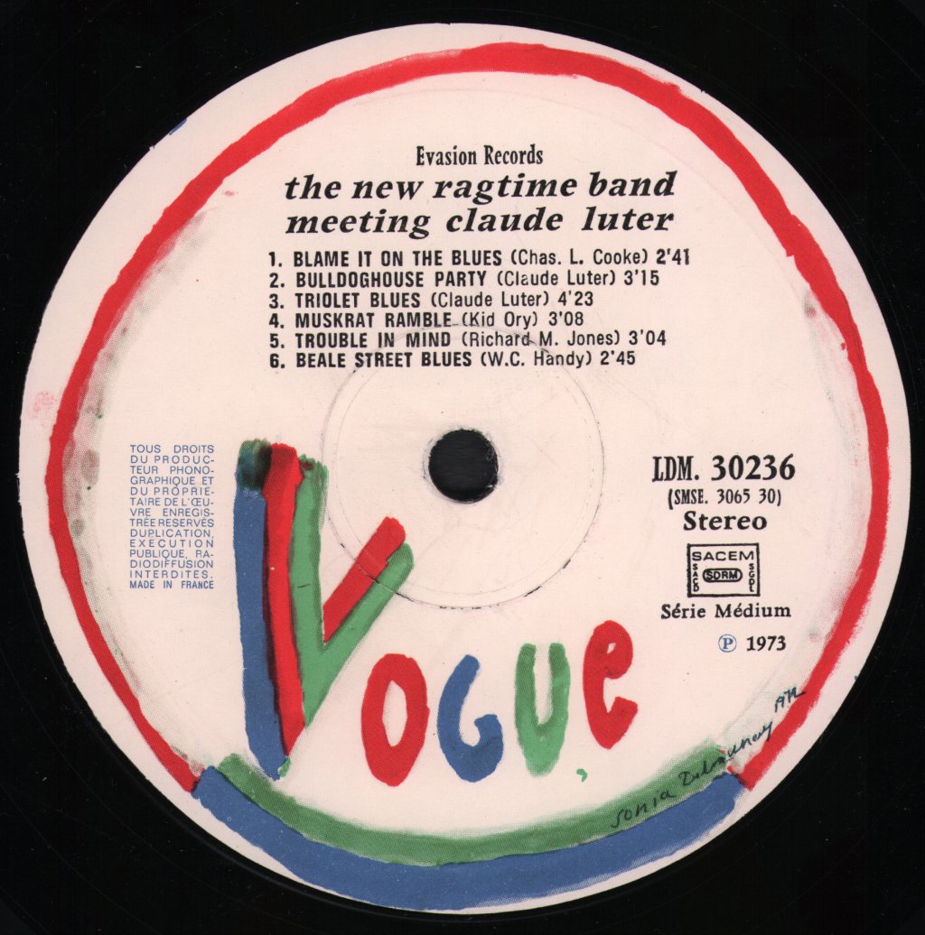 Claude Luter / New Ragtime Band - Claude Luter Meeting New Ragtime Band - Lp