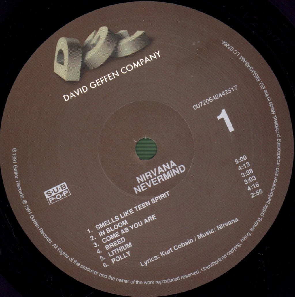 Nirvana - Nevermind - Lp