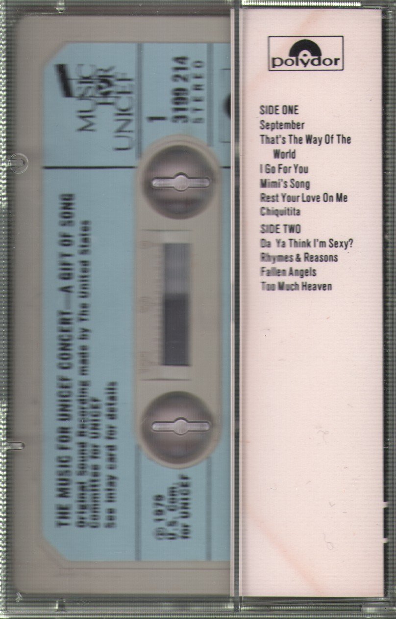 Various Artists - Music For Unicef Concert: A Gift Of Song - Cassette