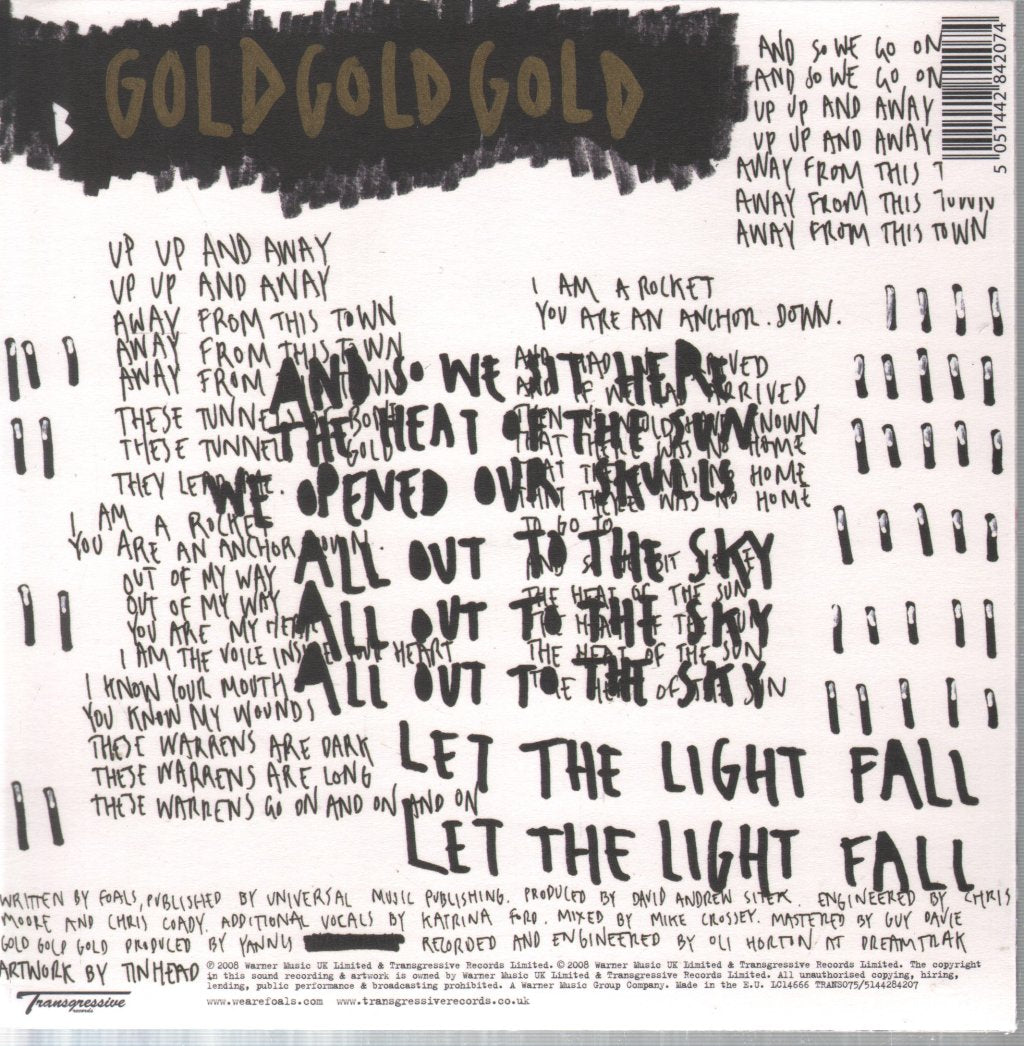 Foals - Red Socks Pugie - 7 Inch