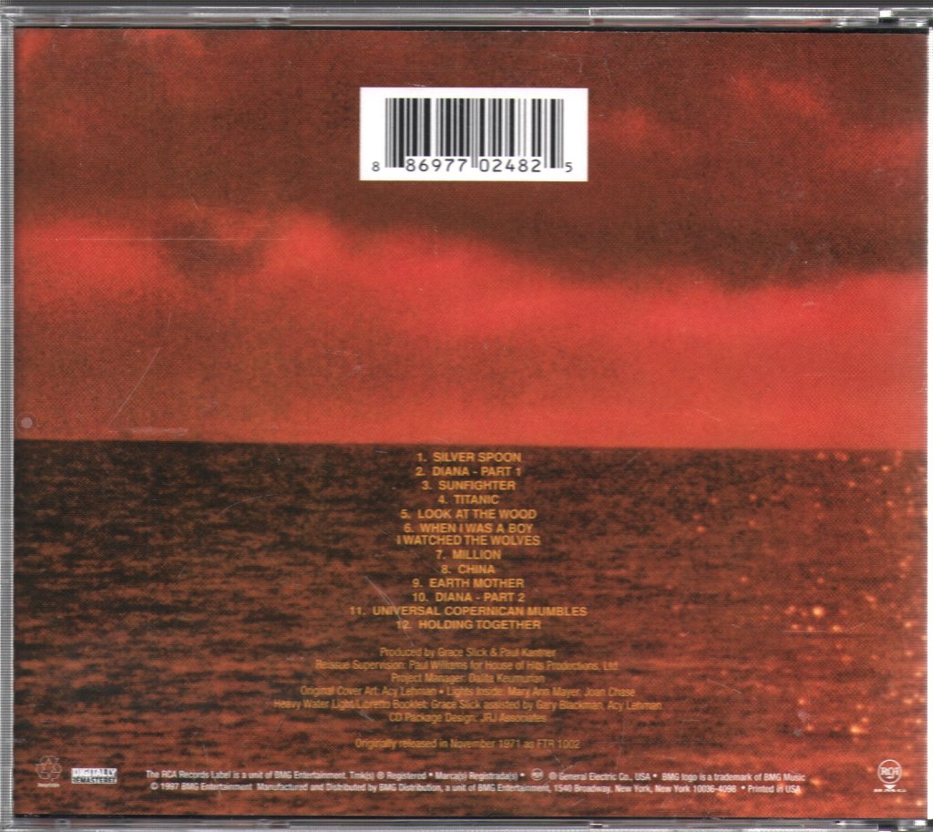 Paul Kantner And Grace Slick - Sunfighter - Cd