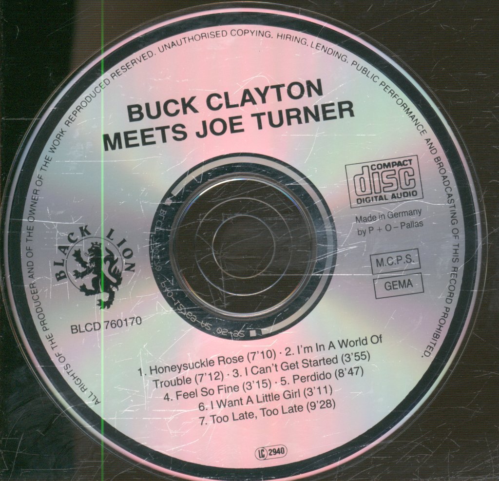 Big Joe Turner - Buck Clayton Meets Joe Turner - Cd