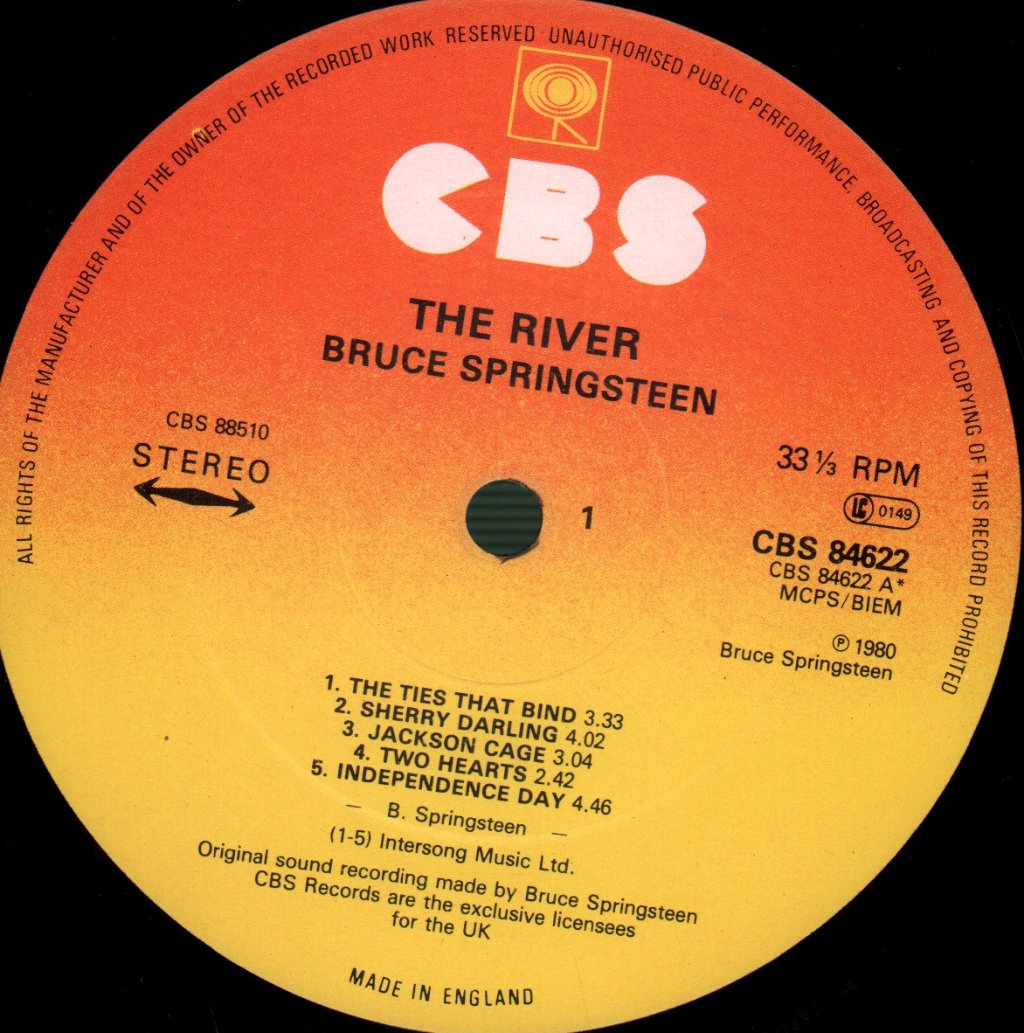 Bruce Springsteen - River - Double Lp