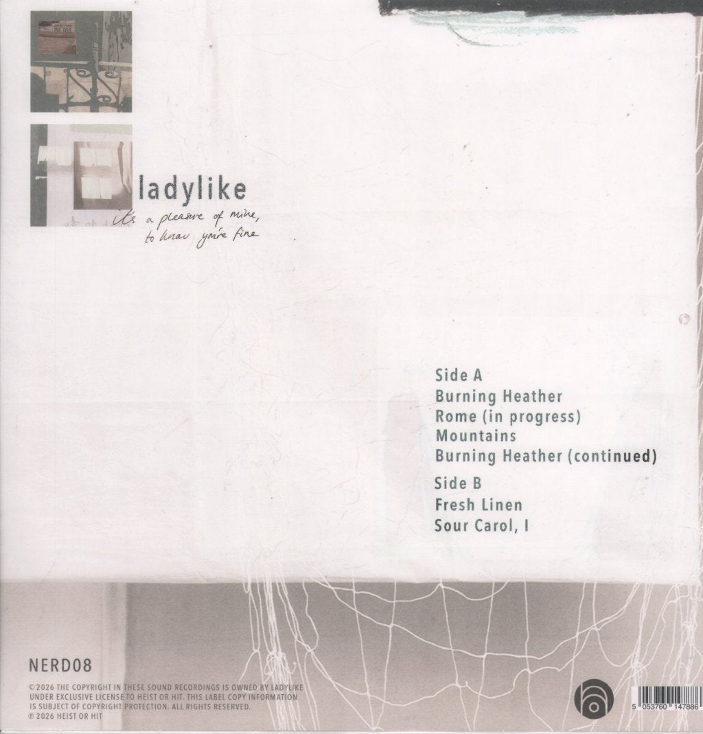 ladylike - It's a Pleasure of Mine, to Know You're Fine (Dinked Early Doors Edition #08) - Lp