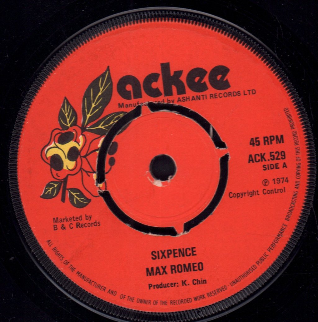 Max Romeo - Sixpence - 7 Inch