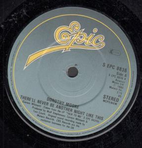 Dorothy Moore - There'll Never Be Another Night Like This - 7 Inch