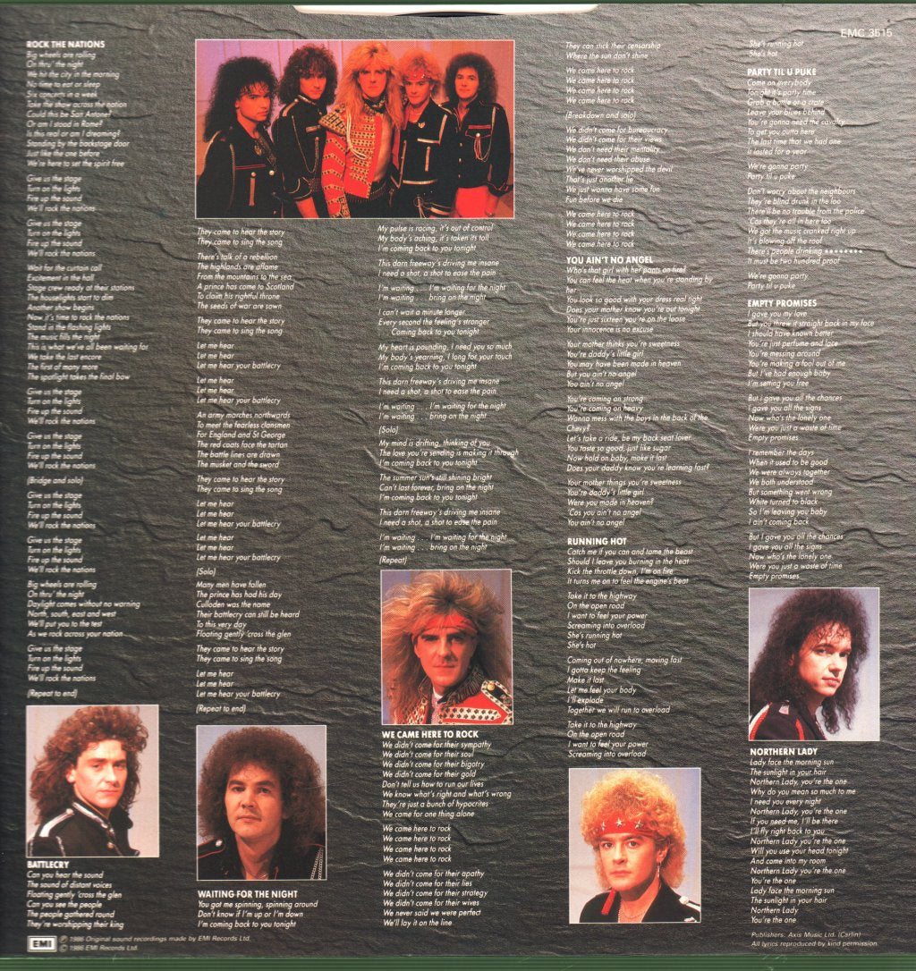 Saxon - Rock The Nations - Lp