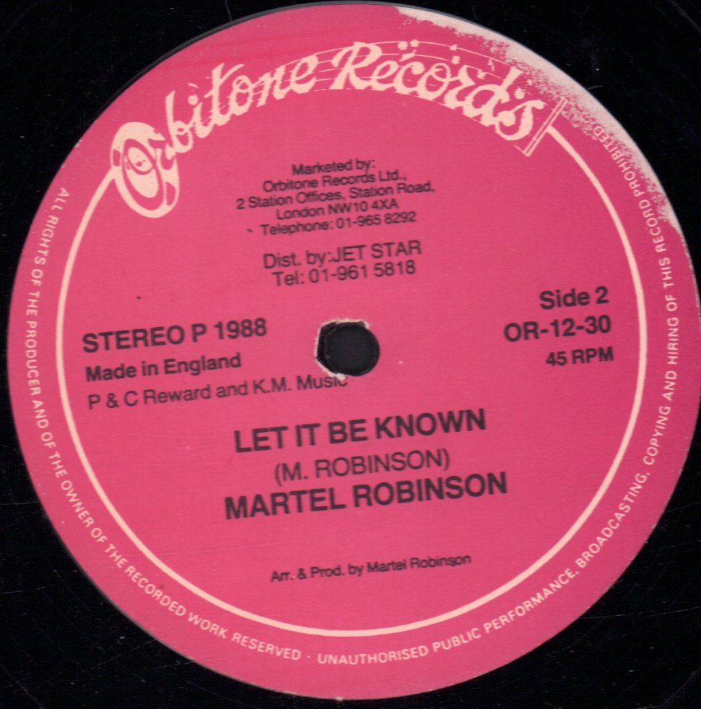 Martel Robinson - I Still Love You - 12 Inch