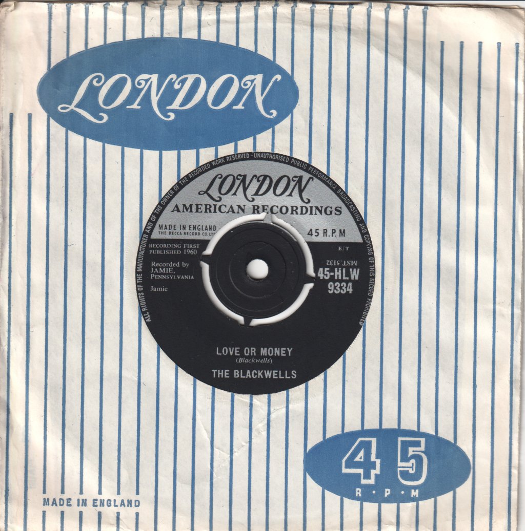 Blackwells - Love Or Money - 7 Inch
