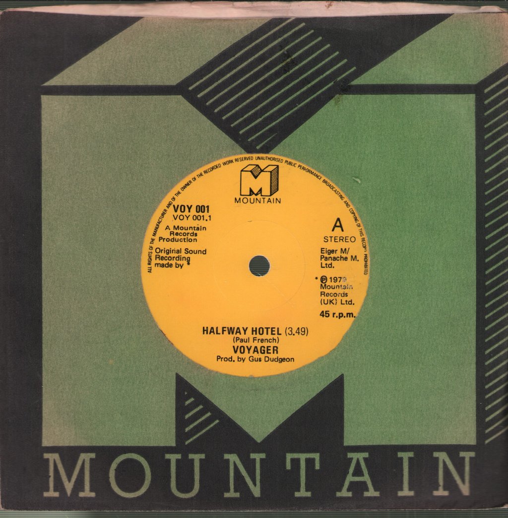 Voyager(80'S Band) - Halfway Hotel - 7 Inch