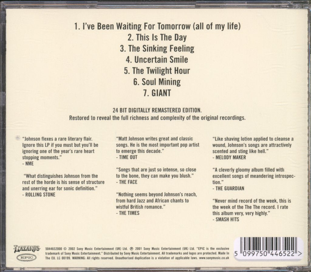 The The - Soul Mining - Cd