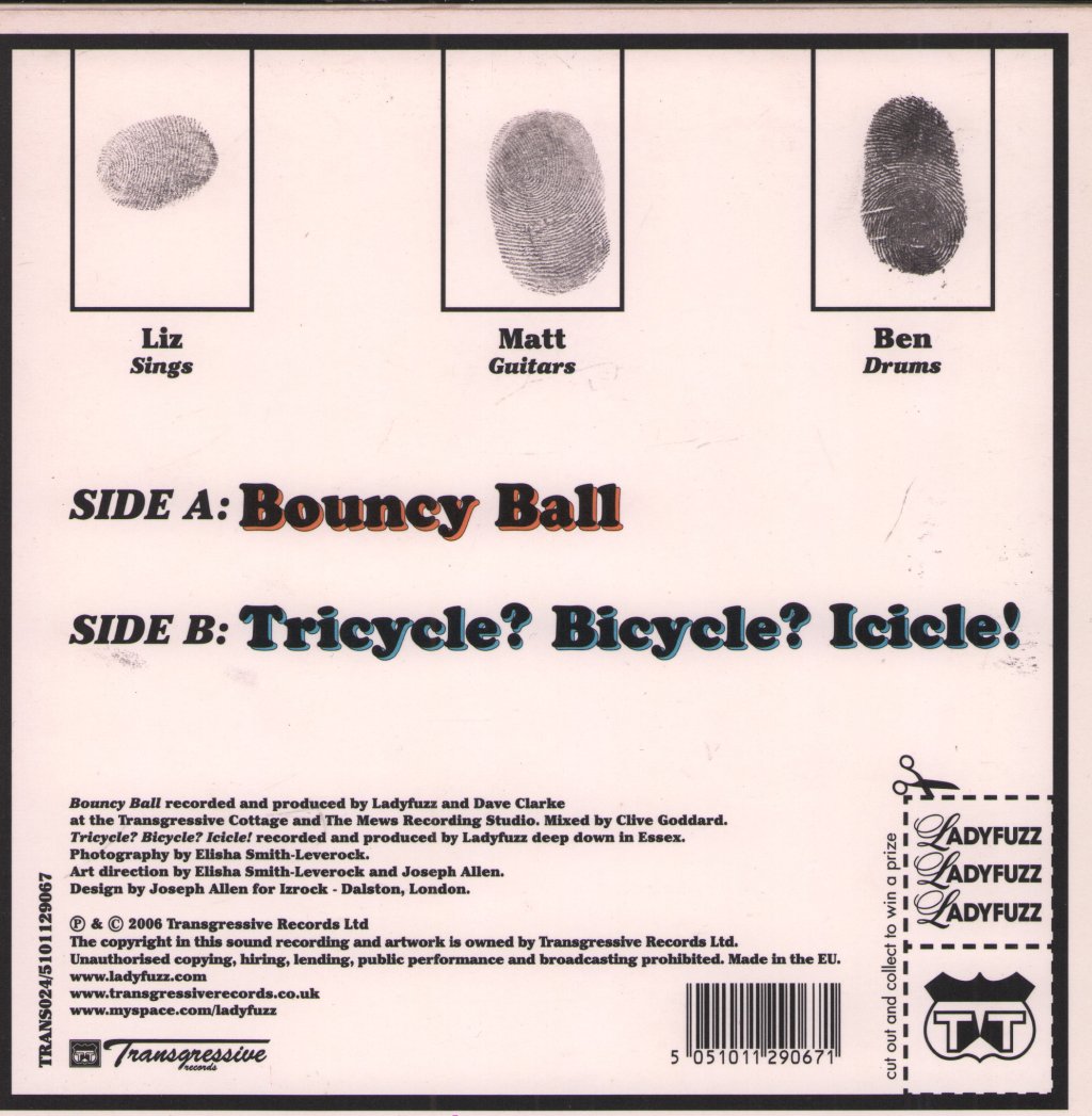 Ladyfuzz - Bouncy Ball - 7 Inch