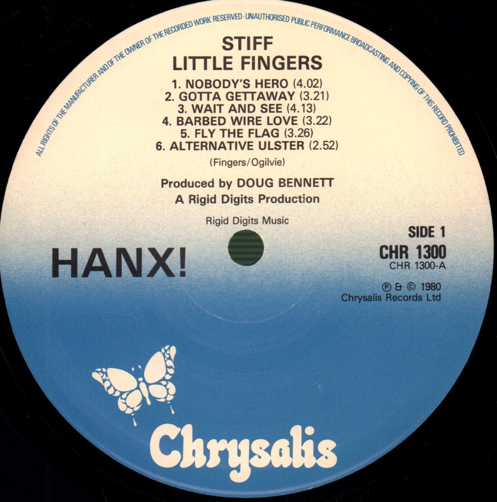 Stiff Little Fingers - Hanx - Lp