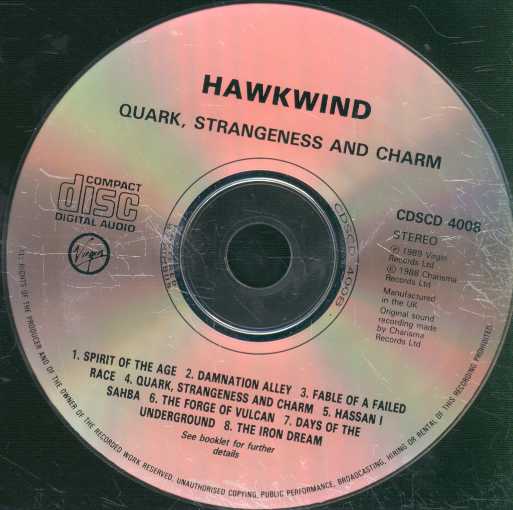 Hawkwind - Quark, Strangeness And Charm - Cd