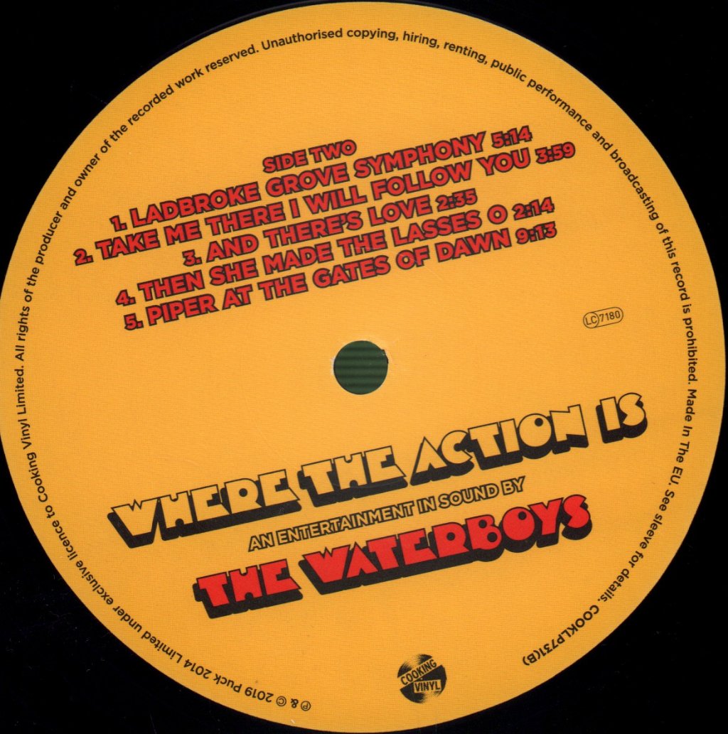 Waterboys - Where The Action Is - Lp