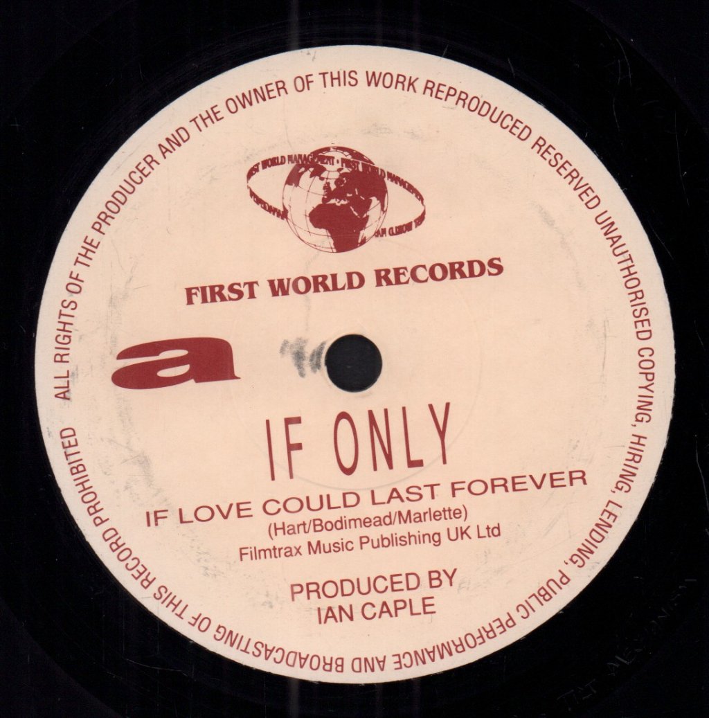 If Only - If Love Could Last Forever - 7 Inch