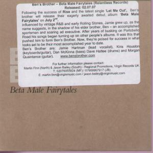 Ben's Brother - Beta Male Fairytales - Cd