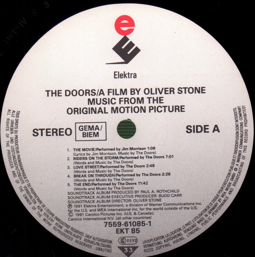 Doors - Doors (Music From The Original Motion Picture) - Lp