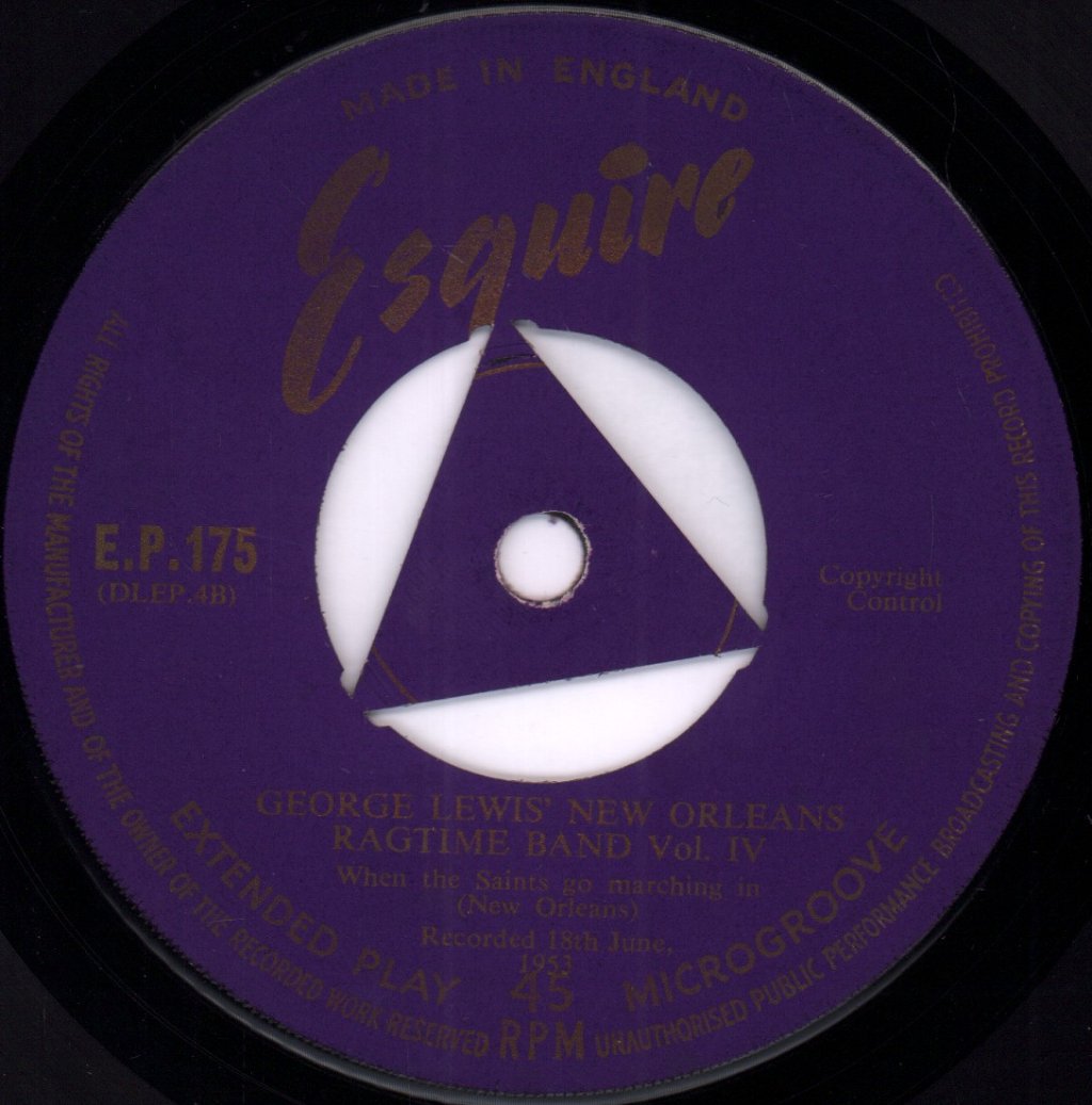George Lewis' New Orleans Ragtime Band - Vol IV - 7 Inch