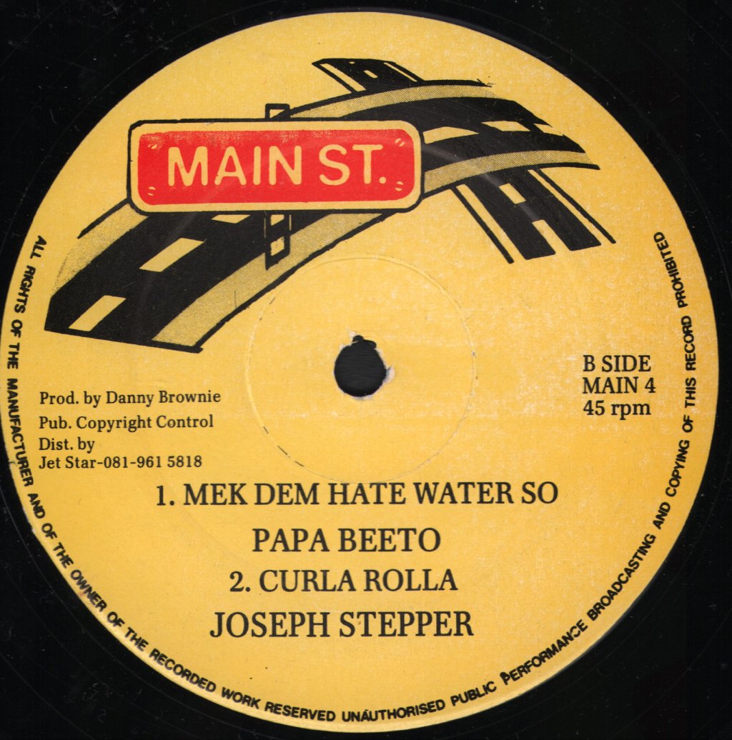 Red Dragon / Papa Beeto / Joseph Stepper - Wash Wash / Mek Dem Hate Water So / Curla Rolla - 12 Inch