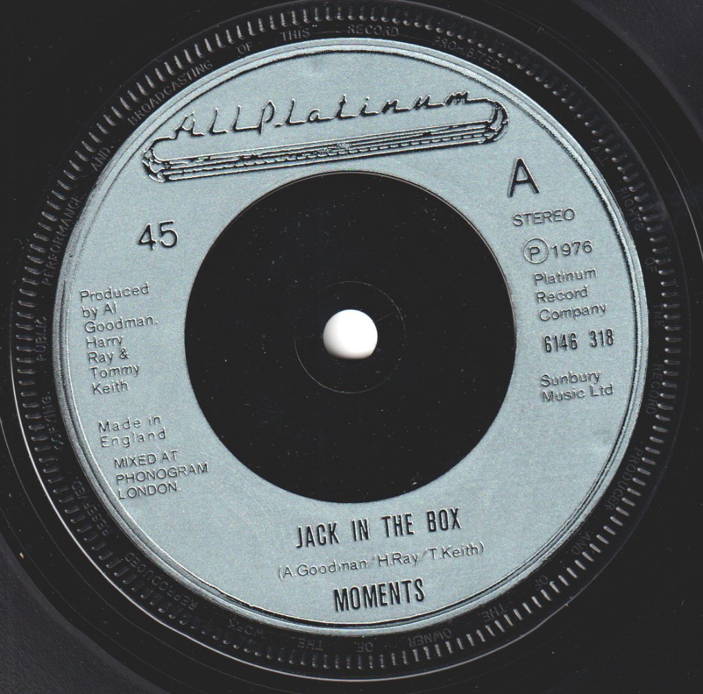Moments (70'S Group) - Jack In The Box - 7 Inch