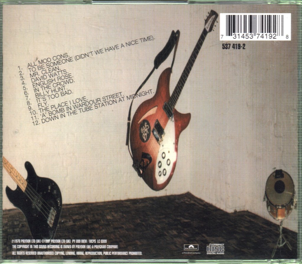Jam - All Mod Cons - Cd
