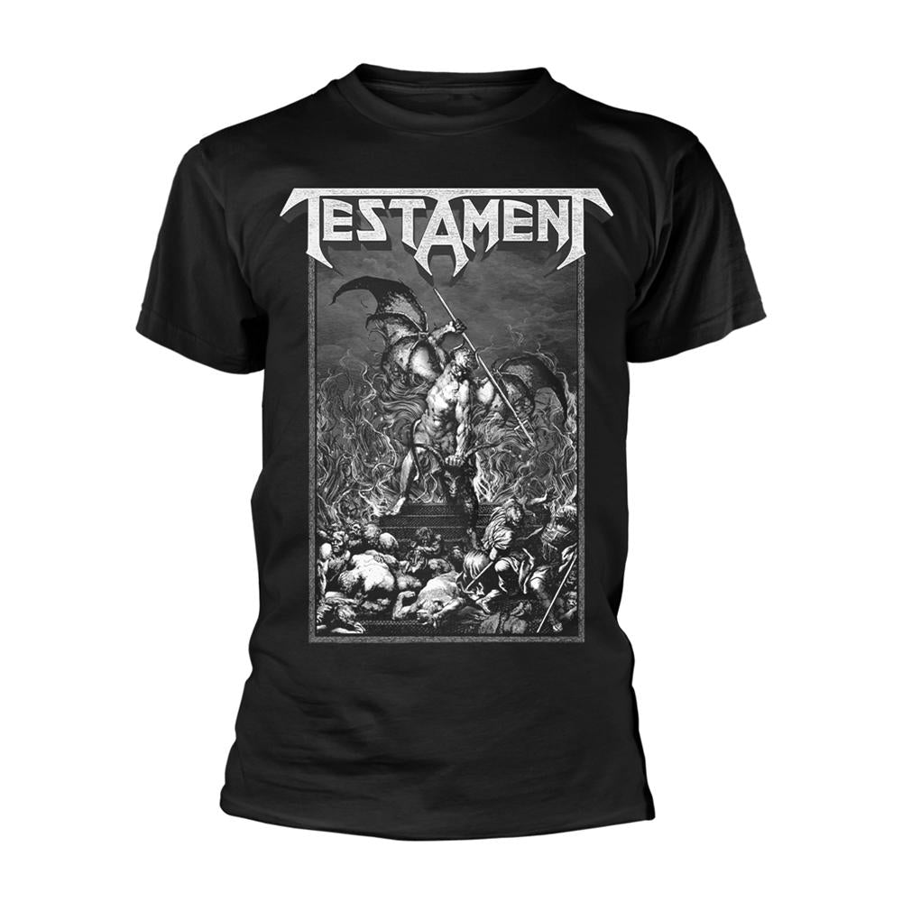 Testament - Testament Pitchfork Horns Men T-Shirt Black M, 100% Cotton, Regular - T Shirt