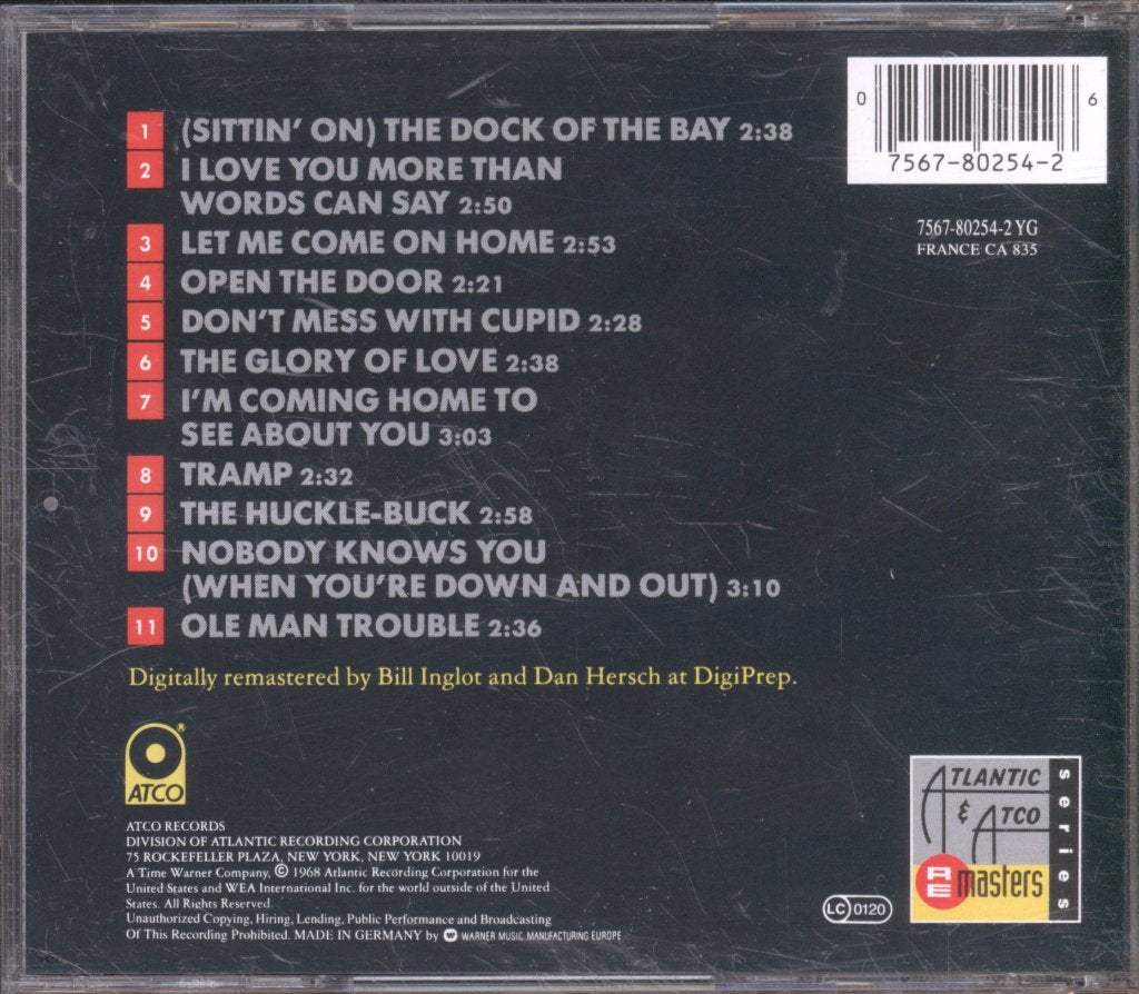 Otis Redding - Dock Of The Bay - Cd