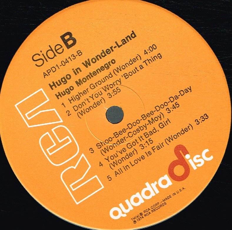 Hugo Montenegro - Hugo In Wonder-Land - Lp