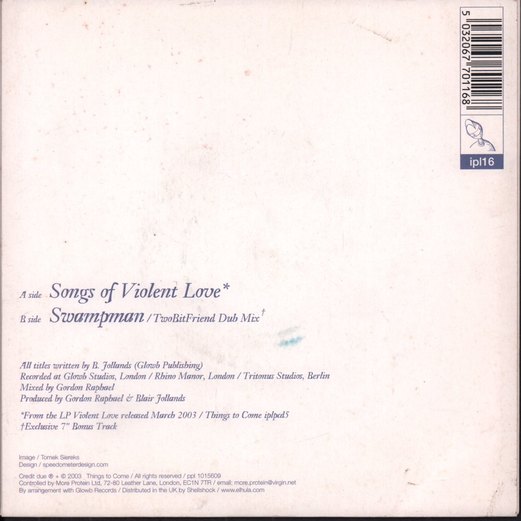 El Hula - Songs Of Violent Love - 7 Inch
